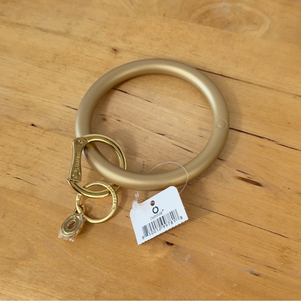 O Venture Silicone Big O® Key Ring - Solid Gold Rush Wristlet Key Clutch Holder - Picture 2 of 9